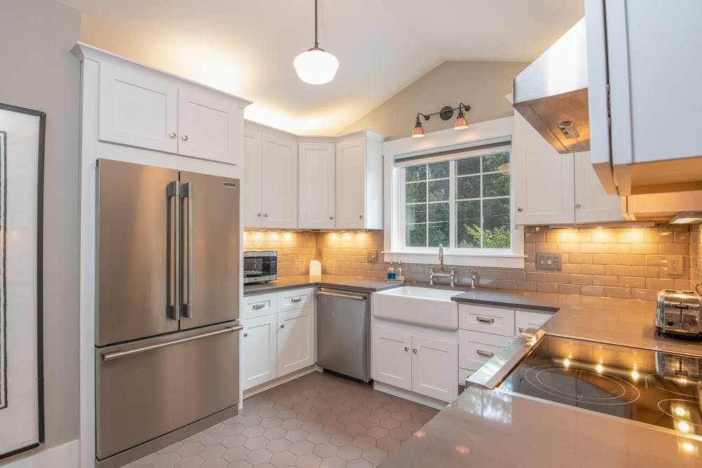 A perfectly maintained modern London kitchen